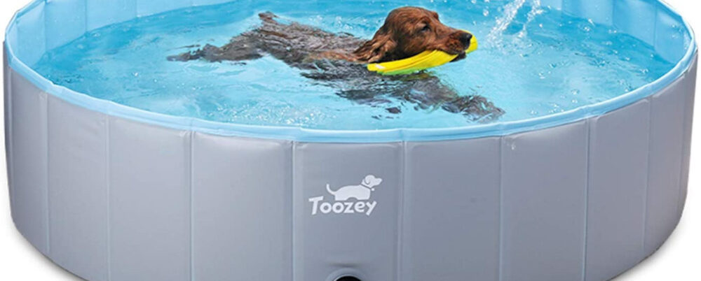 12672円 メーカー公式ショップ AHK Foldable Dog Pool Collapsible Hard Plastic Swimming Portable